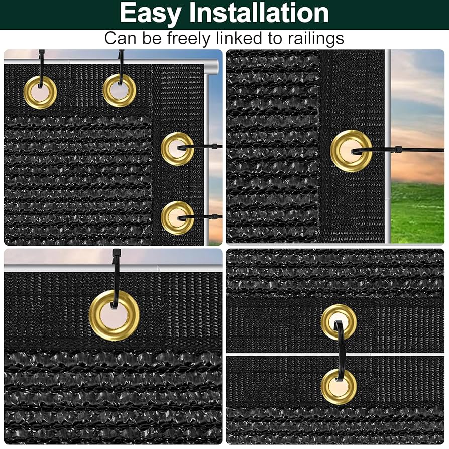 ターゲットコントロール　壁ネットシート付き Amazon.com: phepetroll 6 x 50FT Privacy Screen Fence Black